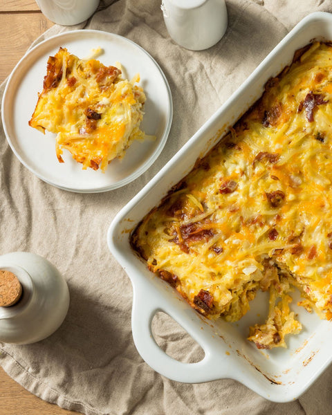 Cheesy Bacon and Potato Casserole