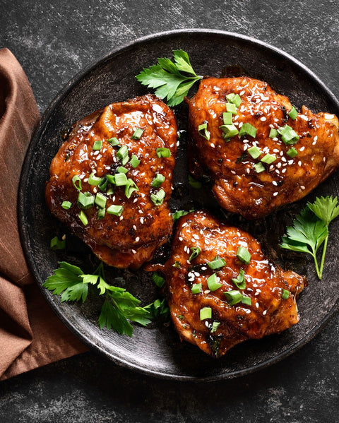 honey glazed chicken thighs