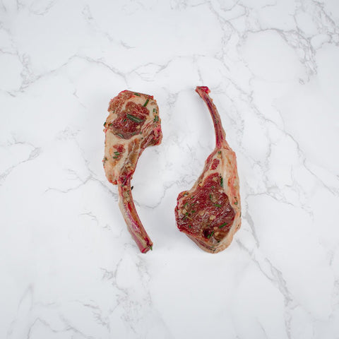 Garlic and Rosemary Frenched Lamb Chops (4 pieces 0.75 lb.)