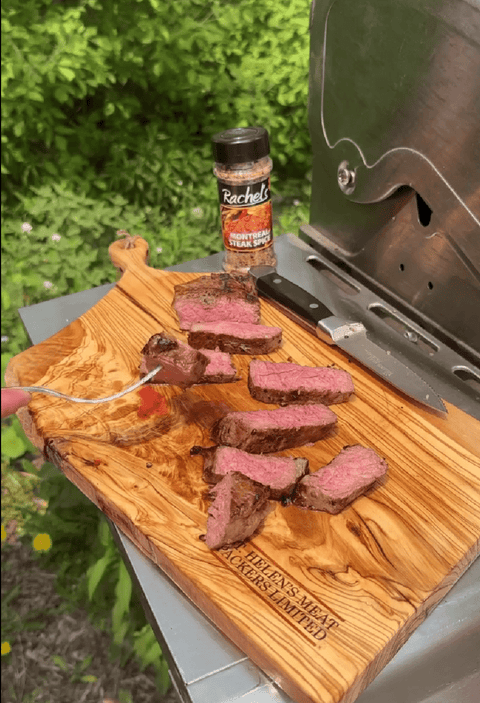 new york striploin steak grilled seasoned